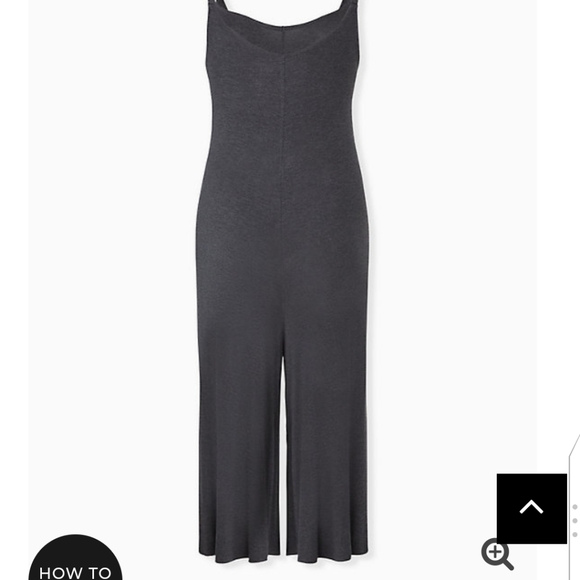 🆕SUPER SOFT CHARCOAL GREY CULOTTE JUMPSUIT - Picture 2 of 4